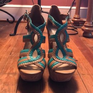 BCBGeneration platform heel sandals